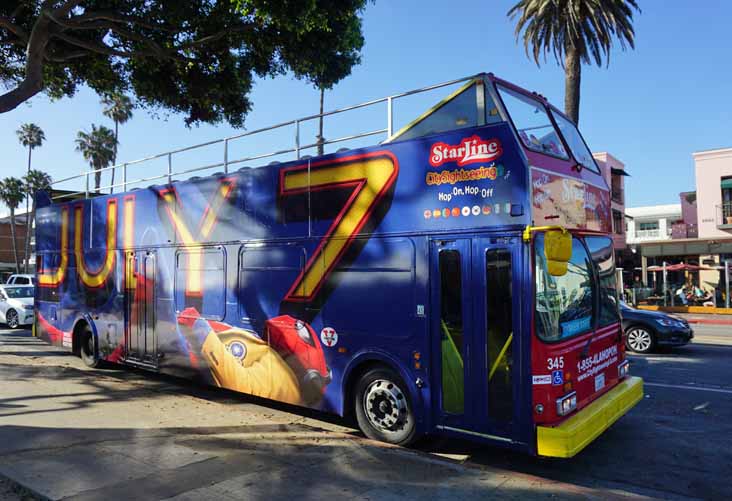 StarLine City Sightseeing New Flyer open topper 345